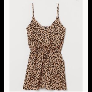H&M Leopard Print Romper